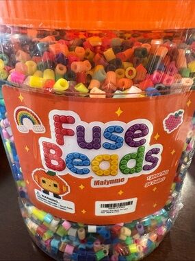 5mm Fuse Beads Multi-Color Craft Tub for Kids 13000 pieces in 30 colors & Boards